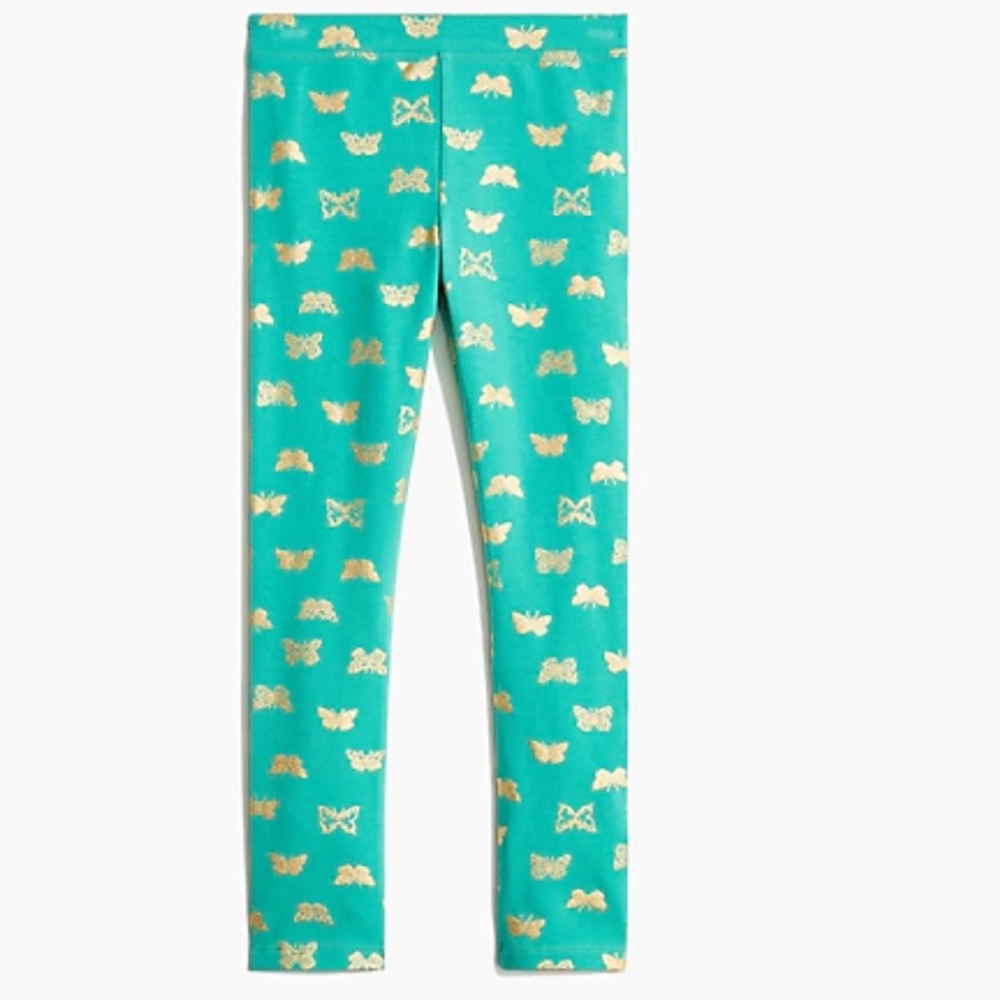 NWOT Jcrew Girls' printed everyday leggings 🦋
